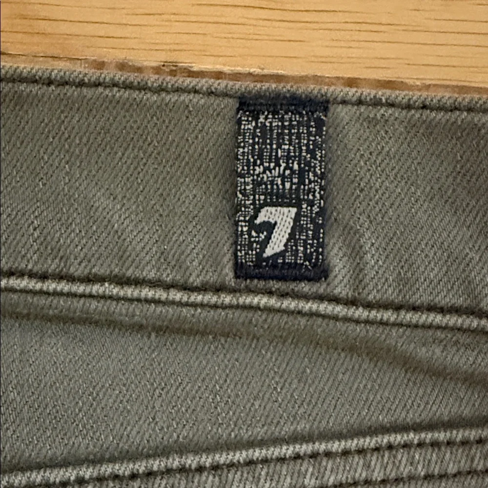 7 For All Mankind Olive Slimmy Jeans - Picture 4 of 5